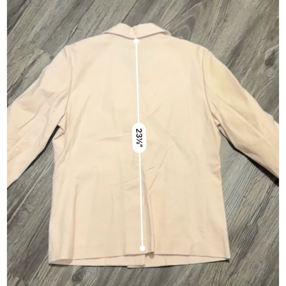 Eileen Fisher Women’s Blush Pink Snap Button Casual Blazer Size Small - Picture 7 of 8